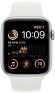 Умные часы Apple Watch Series SE MNTJ3 Gen 2 44 мм M/L Aluminium Case, silver/white Sport Band (Серебристый, Белый )