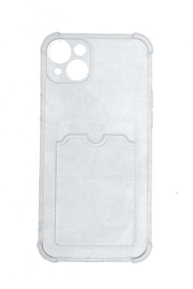 Чехол-накладка для iPhone 14 VEGLAS силикон прозрачный