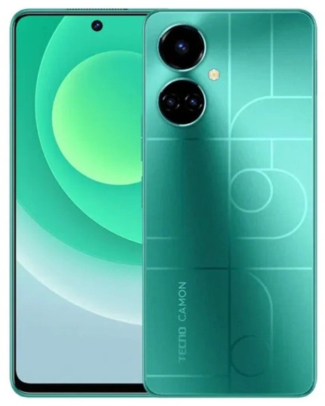 Смартфон TECNO CAMON 19 6/128 ГБ, Dual nano SIM (Зеленый)