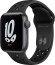 Часы Apple Watch Nike MKQ33 Series SE, 40 мм, корпус из алюминия спортивный ремешок Nike цвета «антрацитовый/чёрный» (Темно-серый, Черный)
