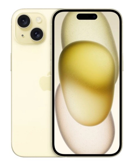 Смартфон Apple iPhone 15 128Gb A3092 Dual SIM (Nano SIM+Nano SIM) (Желтый)