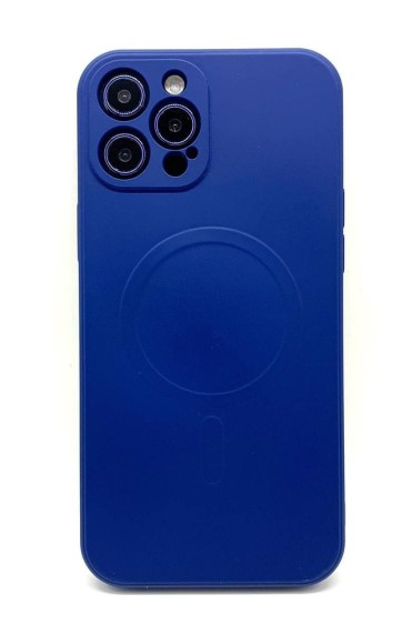 Чехол-накладка для iPhone 12 Pro Max J-Case силикон синий