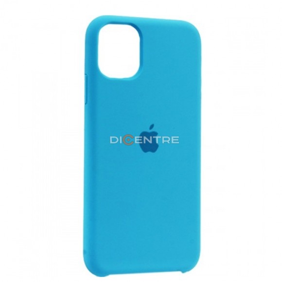 Чехол-накладка для iPhone 12 Mini Silicone Case голубой
