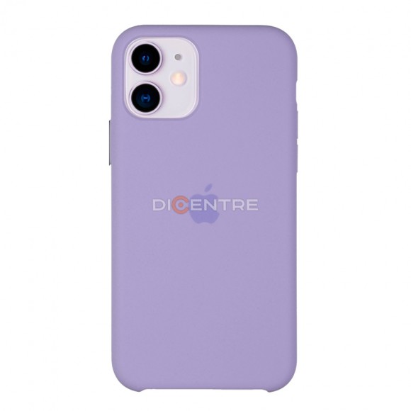 Чехол-накладка для iPhone 12 Mini Silicone Case пыльно фиолетовый