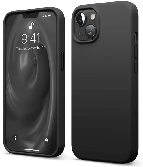 Чехол-накладка для iPhone 14 Plus Silicone Case черный