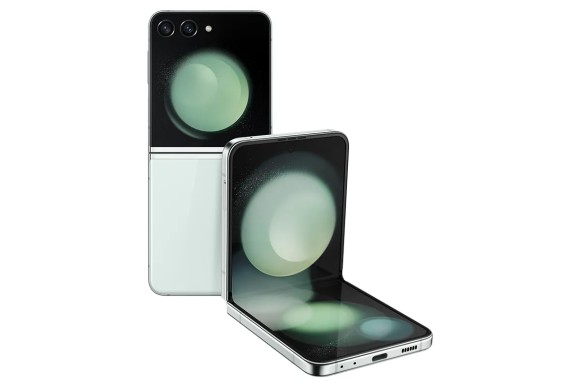 Смартфон Samsung SM-F731B Galaxy Z Flip5 5G 8/512 ГБ,не РСТ,  Dual: nano SIM + eSIM (Мятный)