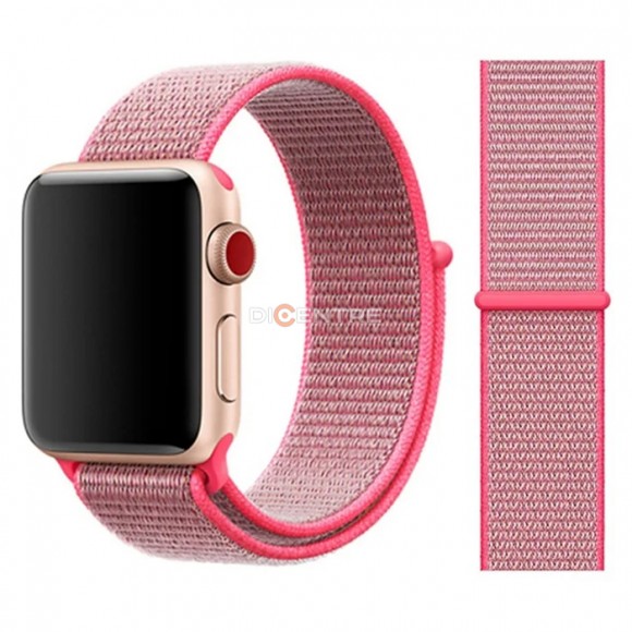 Apple Watch 38/40 мм нейлоновый ярко-розовый