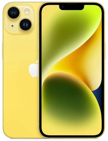 Смартфон Apple iPhone 14 128Gb A2884 Dual SIM (Nano SIM+Nano SIM) (Желтый)
