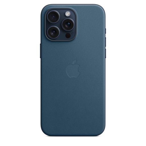 Чехол-накладка для iPhone 15 Pro Max FineWoven Case MagSafe синий