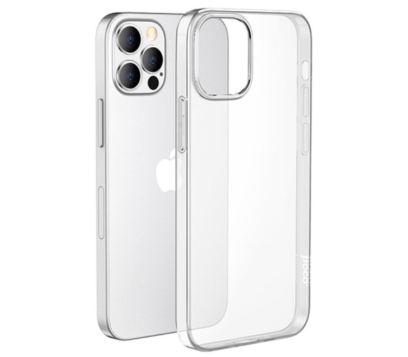 Чехол-накладка для iPhone 15 Plus Hoco силикон прозрачный