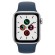 Умные Часы Apple 40 мм MKQL3 Series SE корпус из алюминия цвета «серебристый», спорт ремешок цвет синий (Серебристый, Синий)
