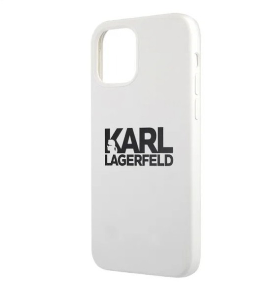Чехол-накладка для iPhone 14 Pro KARL LAGERFELD Silicone Case белый