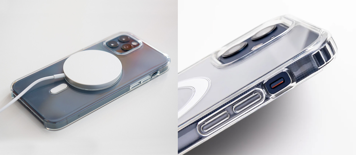 Чехол для iPhone Clear Case MagSafe прозрачный
