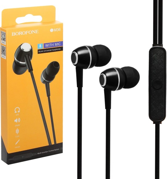 Наушники Borofone BM36 черные Наушники Borofone BM36 черные