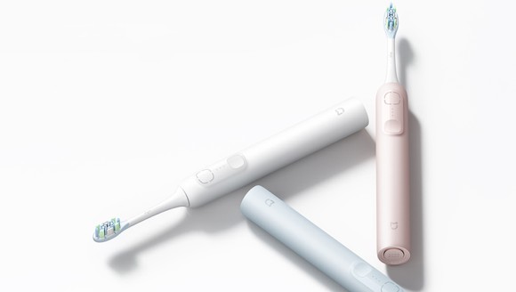 Электрическая зубная щетка Xiaomi с ульразвуковым сканированием MES609 Pink