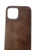 Чехол-накладка для iPhone 12/12 Pro Leather Case крокодил черный