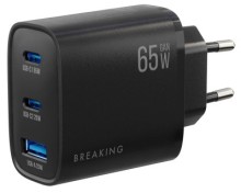 СЗУ Breaking WC19 2USB-C + USB-A 65W 3.0 A черный