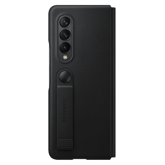 Чехол (клип-кейс) для Samsung Galaxy Z Fold3 Leather Flip Cover (EF-FF926LBEGRU) (черный) Чехол (клип-кейс) для Samsung Galaxy Z Fold3 Leather Flip Cover (EF-FF926LBEGRU) (черный)