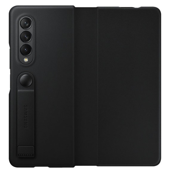 Чехол (клип-кейс) для Samsung Galaxy Z Fold3 Leather Flip Cover (EF-FF926LBEGRU) (черный) Чехол (клип-кейс) для Samsung Galaxy Z Fold3 Leather Flip Cover (EF-FF926LBEGRU) (черный)