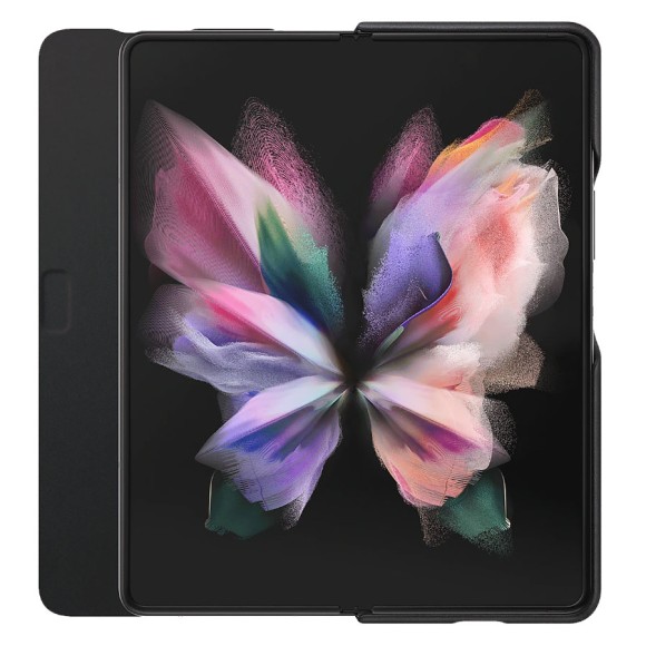 Чехол (клип-кейс) для Samsung Galaxy Z Fold3 Leather Flip Cover (EF-FF926LBEGRU) (черный) Чехол (клип-кейс) для Samsung Galaxy Z Fold3 Leather Flip Cover (EF-FF926LBEGRU) (черный)
