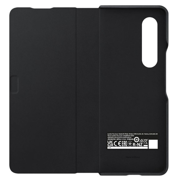 Чехол (клип-кейс) для Samsung Galaxy Z Fold3 Leather Flip Cover (EF-FF926LBEGRU) (черный) Чехол (клип-кейс) для Samsung Galaxy Z Fold3 Leather Flip Cover (EF-FF926LBEGRU) (черный)