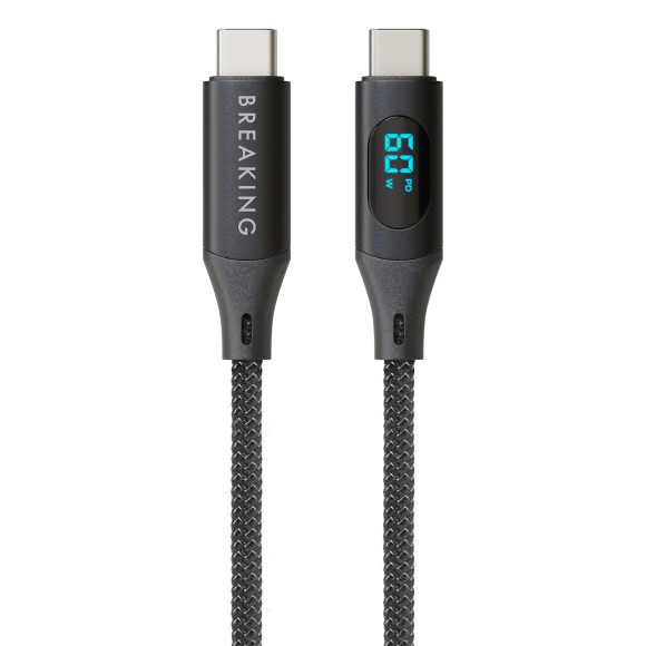 Type-C USB-C Breaking K18 60W 1,2м черный