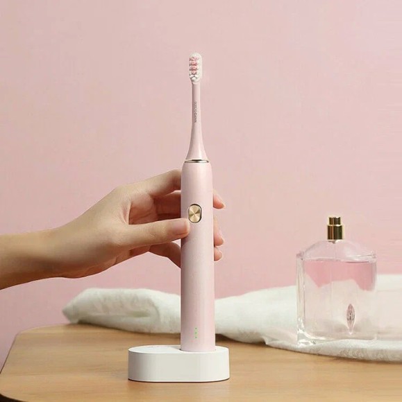 Электрическая зубная щетка Soocas X3U +2 насадки +зубная паста Pink (розовый, Pink)