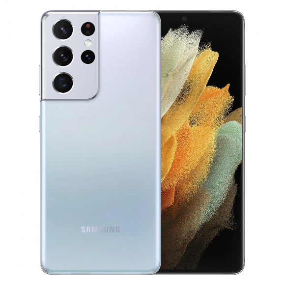 Смартфон Samsung Galaxy S21 Ultra 5G 16/512GB G998  (Серебряный фантом)