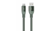 Type-C OLMIO SHIELD 66W 6A 1.2м зеленый
