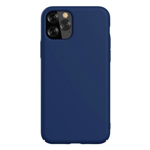 Чехол-накладка для iPhone 11 Pro Max Silicone Case темно-синий