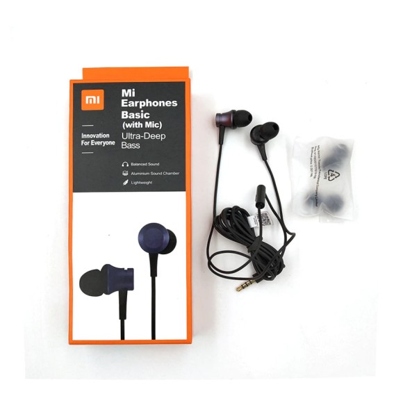 Наушники внутриканальные Xiaomi Earphones Basic Ultra-Deep Bass синий Наушники внутриканальные Xiaomi Earphones Basic Ultra-Deep Bass синий