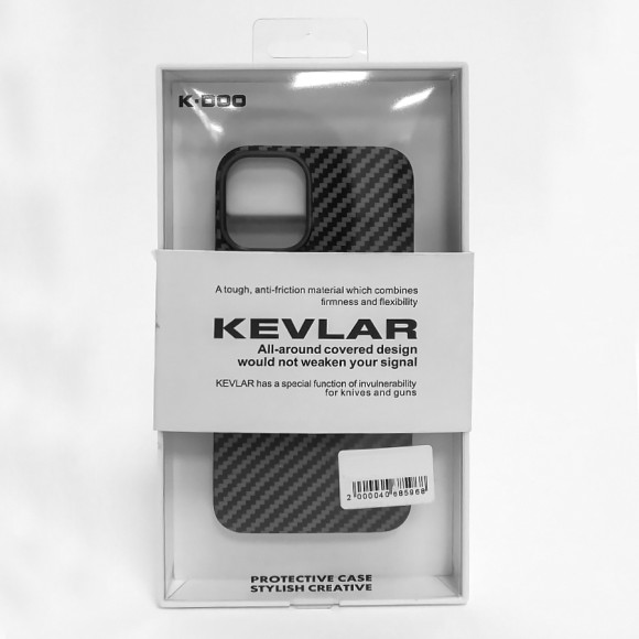 Чехол-накладка для iPhone 13 K-DOO Kevlar черно-коричневый Чехол-накладка для iPhone 13 K-DOO Kevlar черно-коричневый