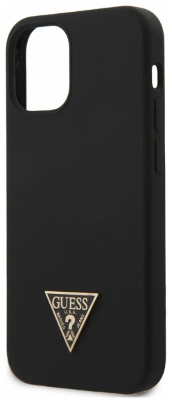 Чехол-накладка для iPhone 14 Pro GUESS Silicone черный