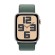 Умные часы  Apple Watch Series SE 2024 44мм MXEW3  корпус алюминий  сияющая звезда Sport Loop ремешок зеленого цвета  (Starlight, Green)