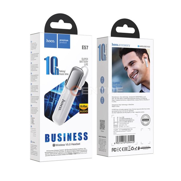 Беспроводная гарнитура Hoco E57 Essential наушник с микрофоном Беспроводная гарнитура Hoco E57 Essential наушник с микрофоном