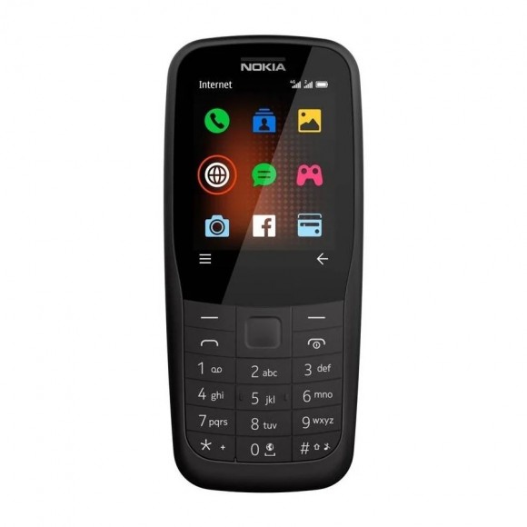 Телефон Nokia 220 4G Dual sim (черный)