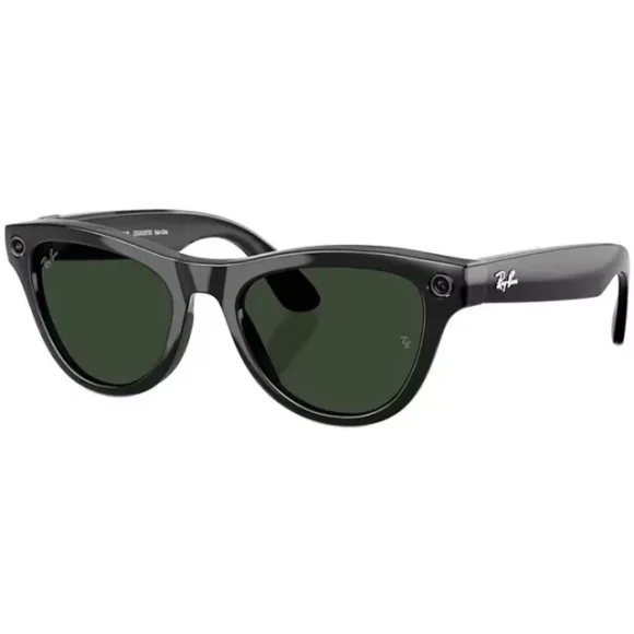 Умные очки Ray-Ban Meta Skyler (Gen 2) RW4014 601/1M52 Shiny Black,Graph Transitions Green