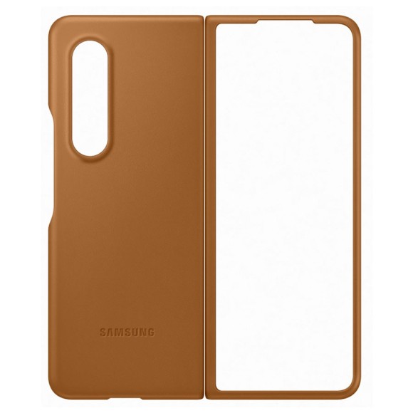 Чехол для Samsung Galaxy Z Fold3 Leather Cover (EF-VF926LAEGRU) (коричневый) Чехол для Samsung Galaxy Z Fold3 Leather Cover (EF-VF926LAEGRU) (коричневый)