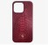 Чехол-накладка для iPhone 15 Pro Santa Barbara Knight бордовый