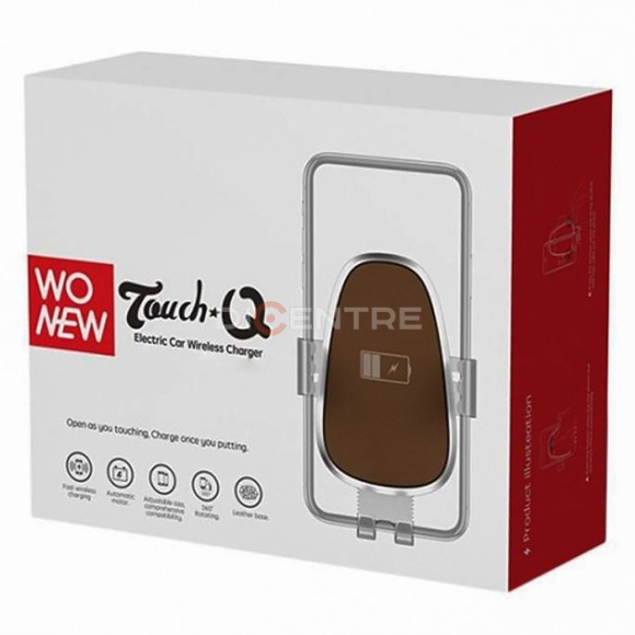 Держатель с беспроводной зарядкой WO NEW Touch Q