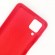 Чехол-накладка Samsung A12 Breaking силикон с микрофиброй красный