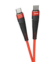 Lightning Breaking K16 USB-C-USB-C 1м красный