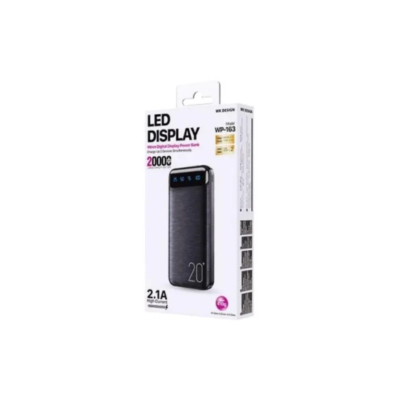 Аккумулятор WEKOME 20000mAh (WP 163) Black Аккумулятор WEKOME 20000mAh (WP 163) Black