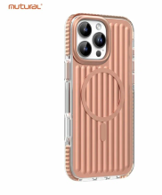 Чехол-накладка для iPhone 16 Pro Max Mutural Bumpy Solid Magsafe Series Rose Gold