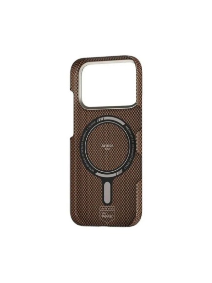 Чехол-накладка для iPhone 17 Air Benks Magnetic Kevlar ArmorAir ArmorGrid Gold Чехол-накладка для iPhone 17 Air Benks Magnetic Kevlar ArmorAir ArmorGrid Gold