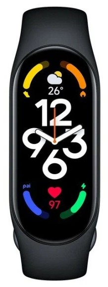 Умный браслет Xiaomi Mi Band 7 для РФ (Черный)