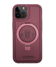 Чехол-накладка для iPhone 15 Pro Santa Barbara Primo бордовый