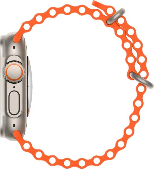 Умные часы Apple Watch Ultra 2 49 мм MRF83 Titanium Orange Ocean Band (Orange)