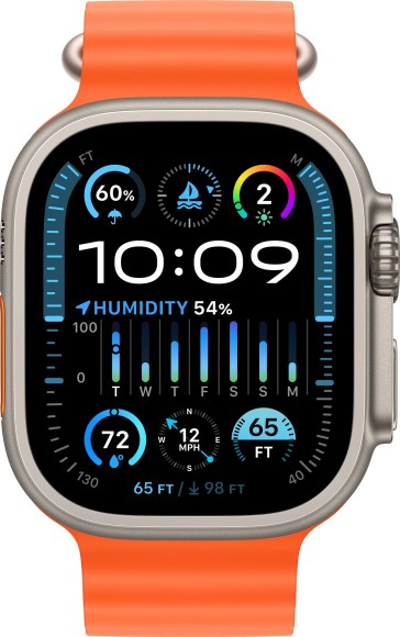 Умные часы Apple Watch Ultra 2 MREH3 49мм Titanium Orange Ocean Band (Orange) Умные часы Apple Watch Ultra 2 MREH3 49мм Titanium Orange Ocean Band (Orange)