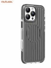 Чехол-накладка для iPhone 16 Pro Max Mutural Bumpy Solid Magsafe Series Space Gray
